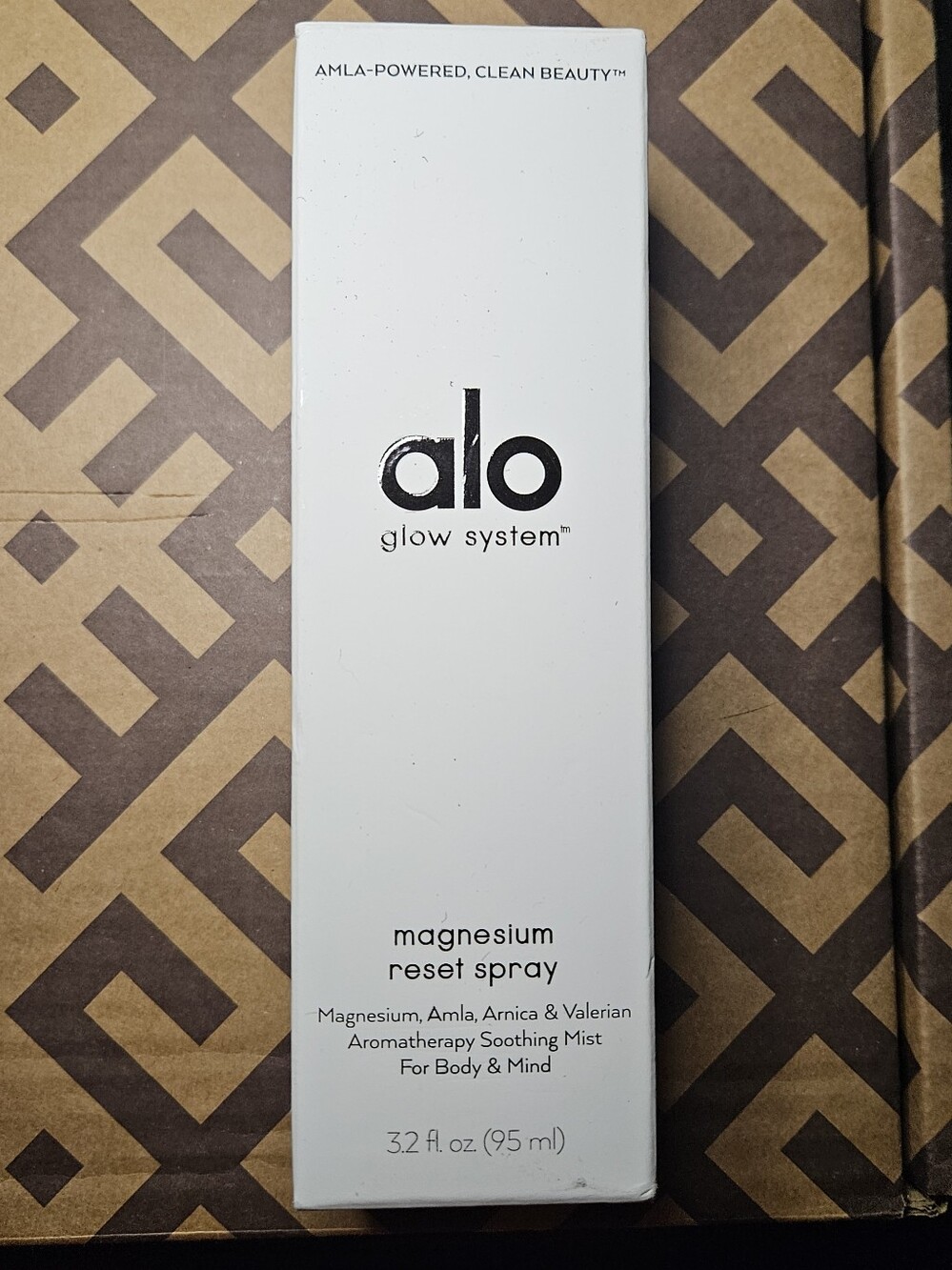 Alo Glow System Magnesium Reset Spray Body Mist 3.2 fl oz Vegan Unisex SEALED